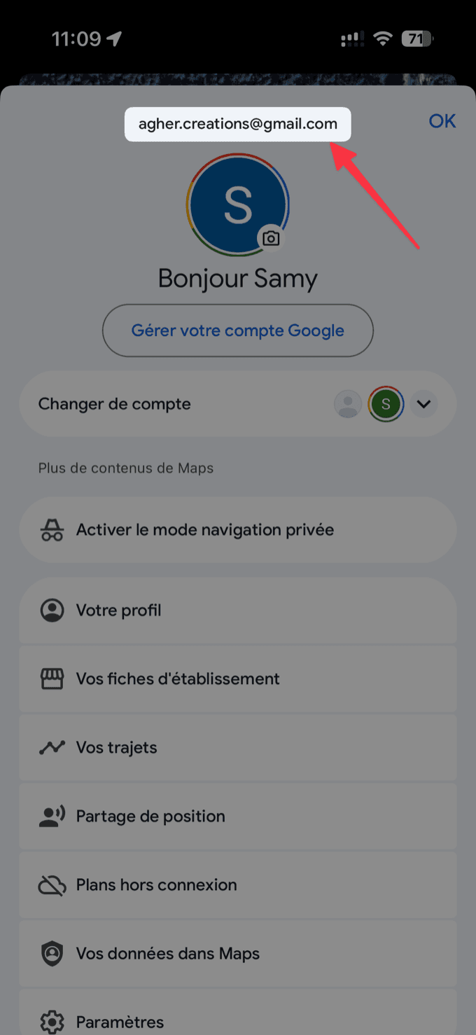 Vérifier l’adresse e-mail du compte