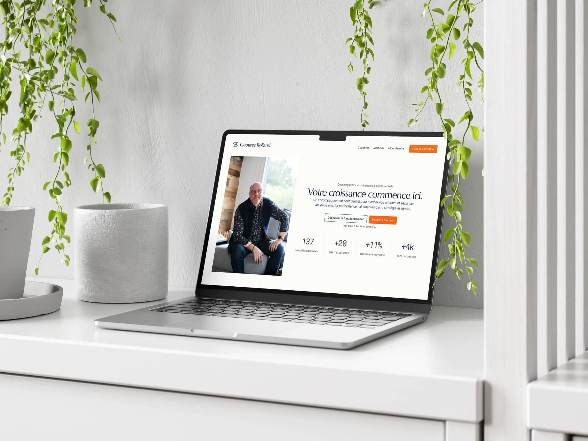 Prévisualisation du site de Geoffrey Rolland
